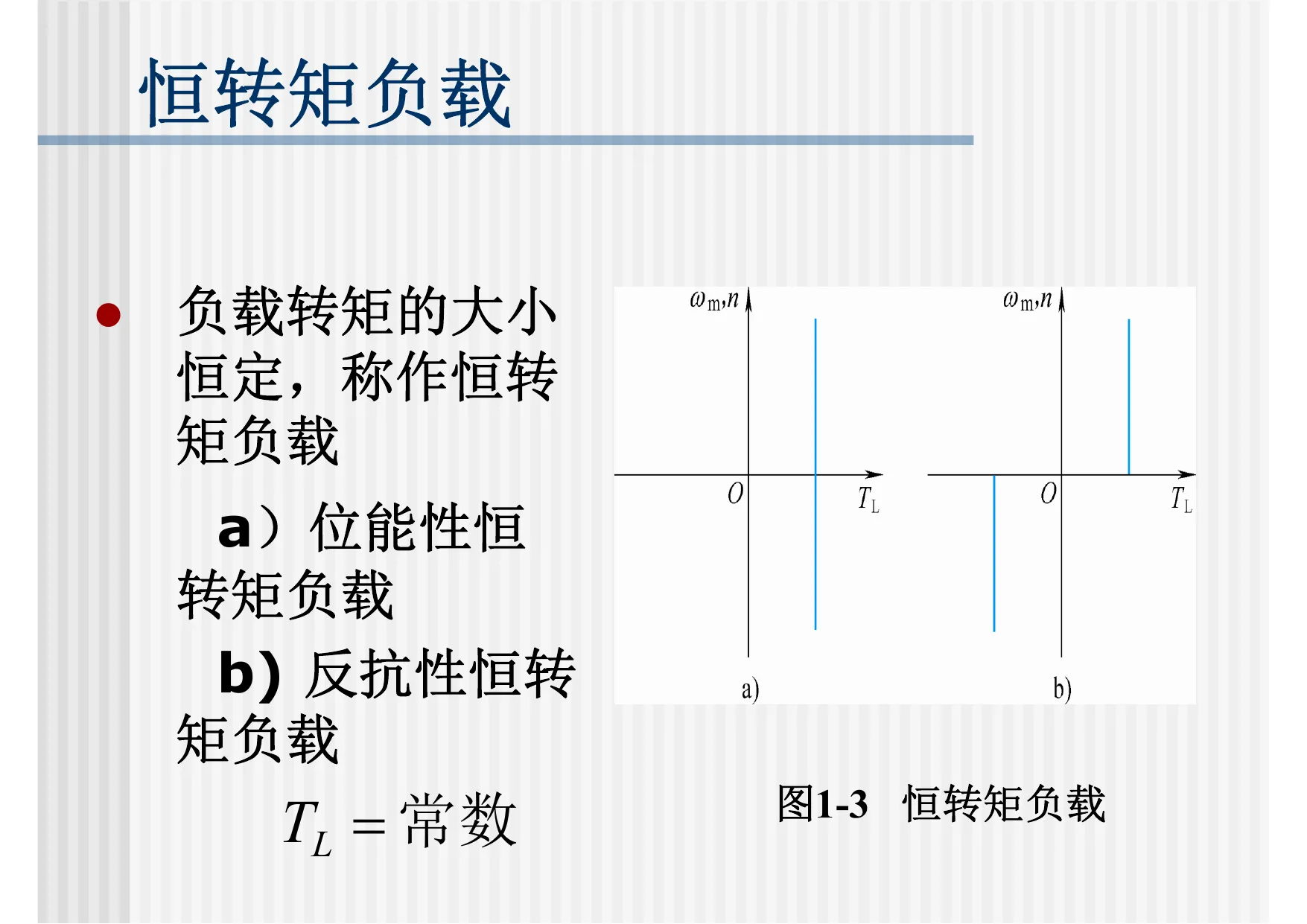 恒转矩负载